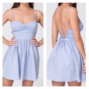 American Apparel Tie Back Dress